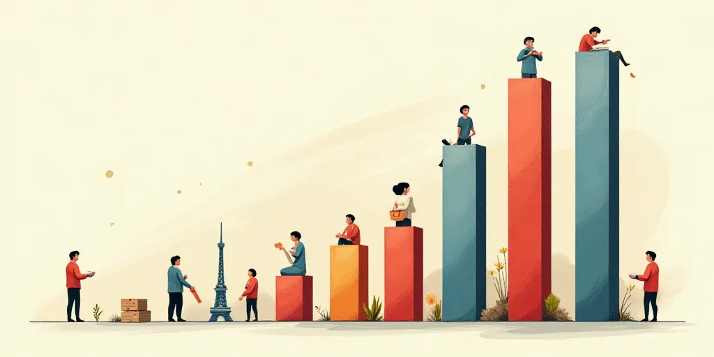 a bar chart with numbers of people in different countries and numbers of people in different countri