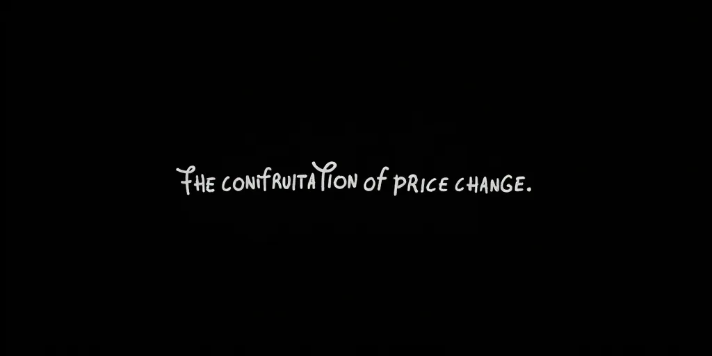 a black background with the words,'the confrontation of price change'and a disney logo in white, dis