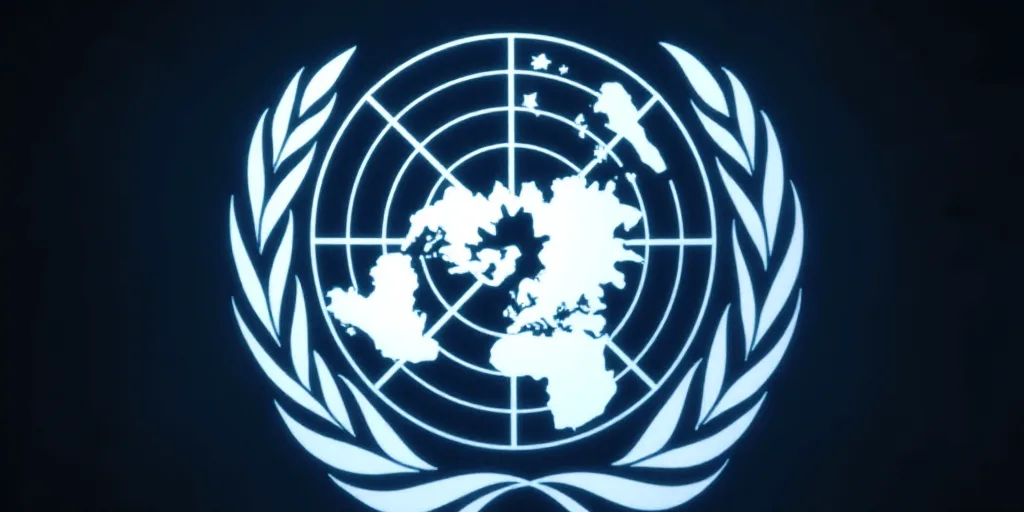 a logo of the united nations medical center is seen in this picture taken on march 22, 2013 in new y