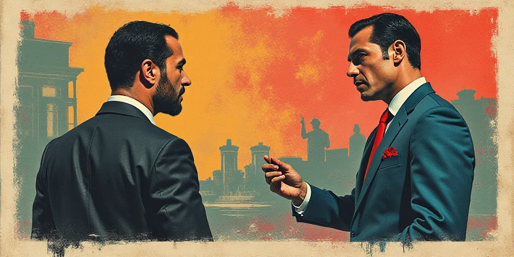 a poster with a picture of a man in a suit and tie on it, and the words,'passul hemadze meragld, Arn