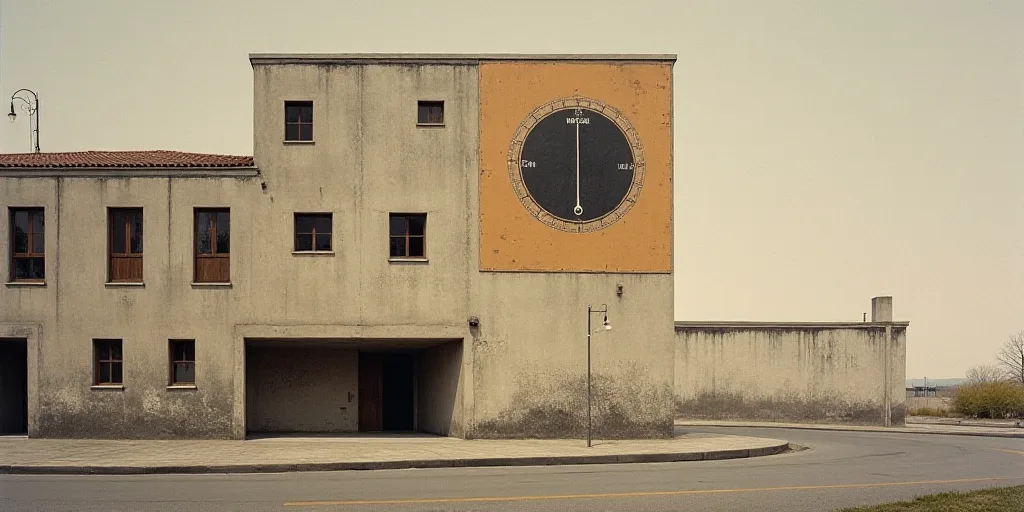 a sign on the side of a building that says the world bank on it's side and a clock on the wall, Albe