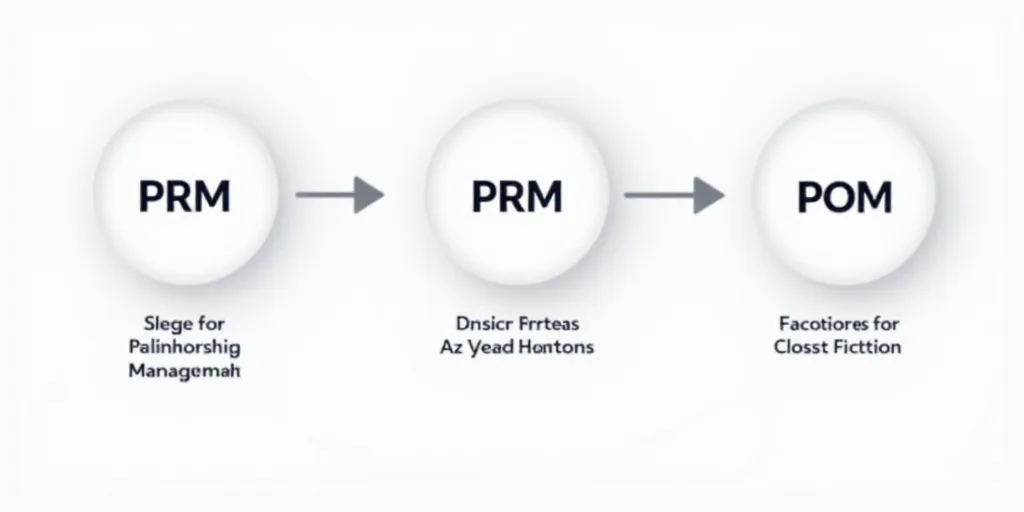 a diagram of the three stages of a payment management system, with the text prm - payment relationsh