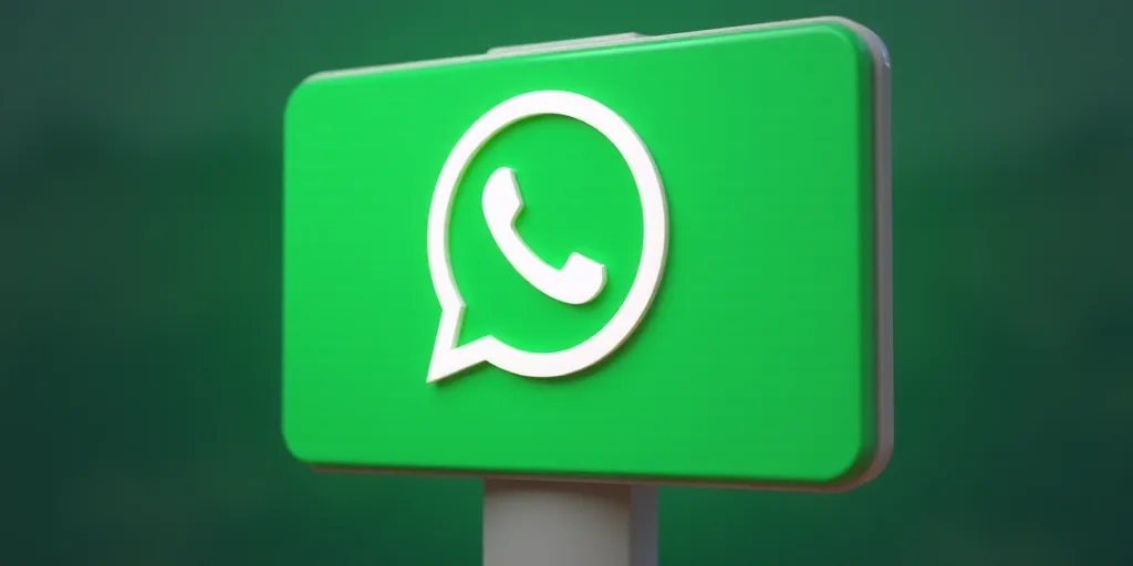 a green sign with a white whatsapp logo on it and a phone call button on the back, Bouchta El Hayani