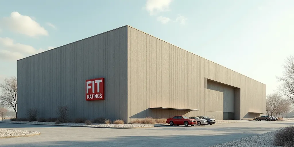 a large building with a sign on the side of it that says fit ratingss on the side of it, Florence En
