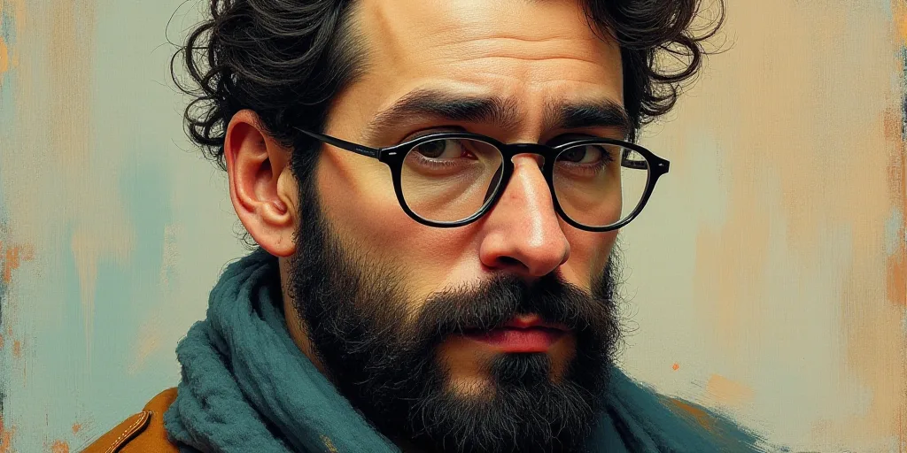 a man with glasses and a beard is featured in a book called opinion by jose a costanada, Edward Otho