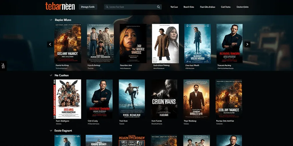 a screen shot of a movie website with a bunch of movies on it and a movie title on the screen, Ay-O,
