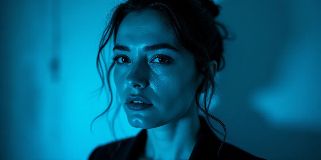 a woman with a blue background and a black and white photo of her is featured in the book, the power