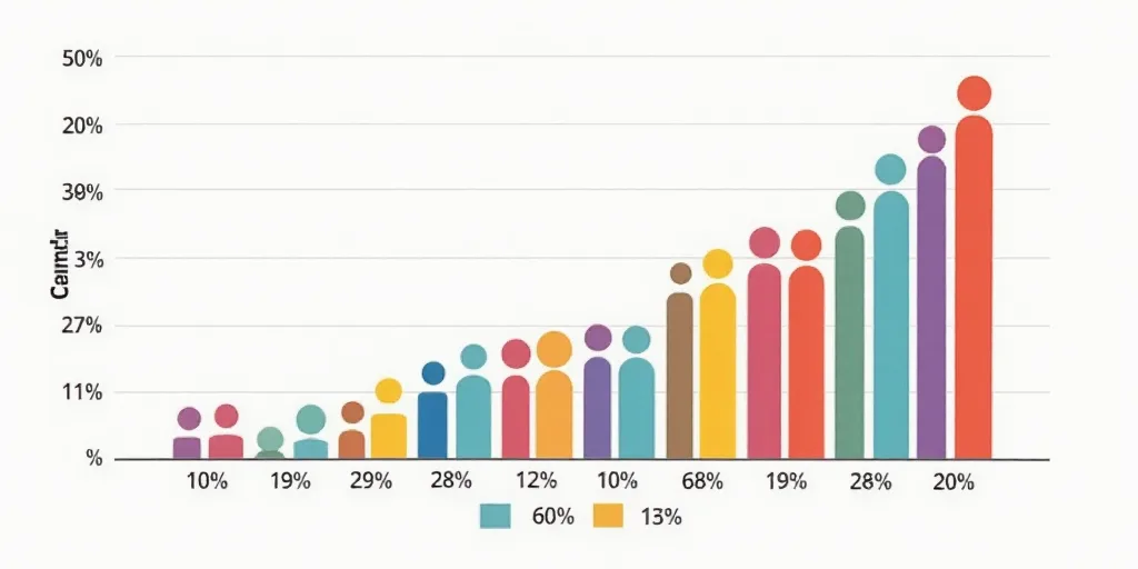 a bar chart with numbers of people in different countries and countries on it, and a bar chart with