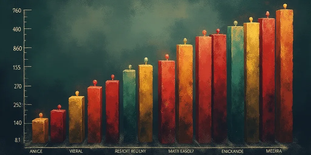 a bar graph showing the number of people in different countries in the world, and the number of peop
