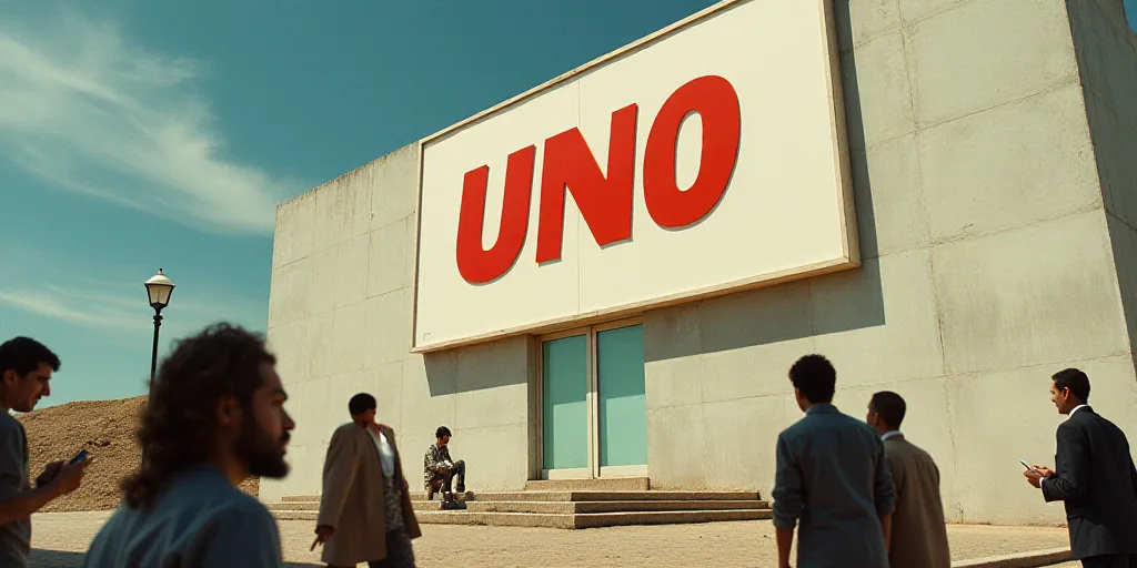 a big sign that is on the side of a building with people standing around it and a cell phone, Aquira