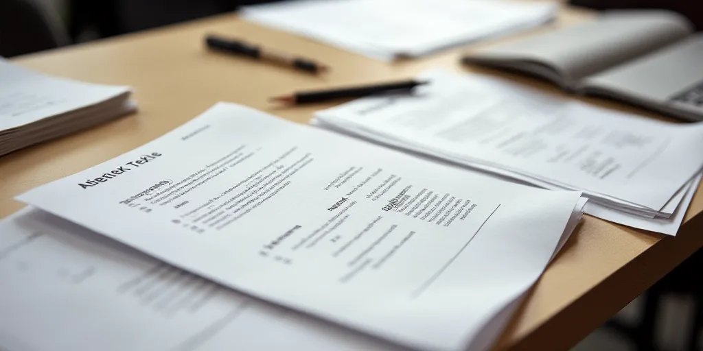 a bunch of papers that are sitting on a table together on a table top with a pen and a pencil, Afewe