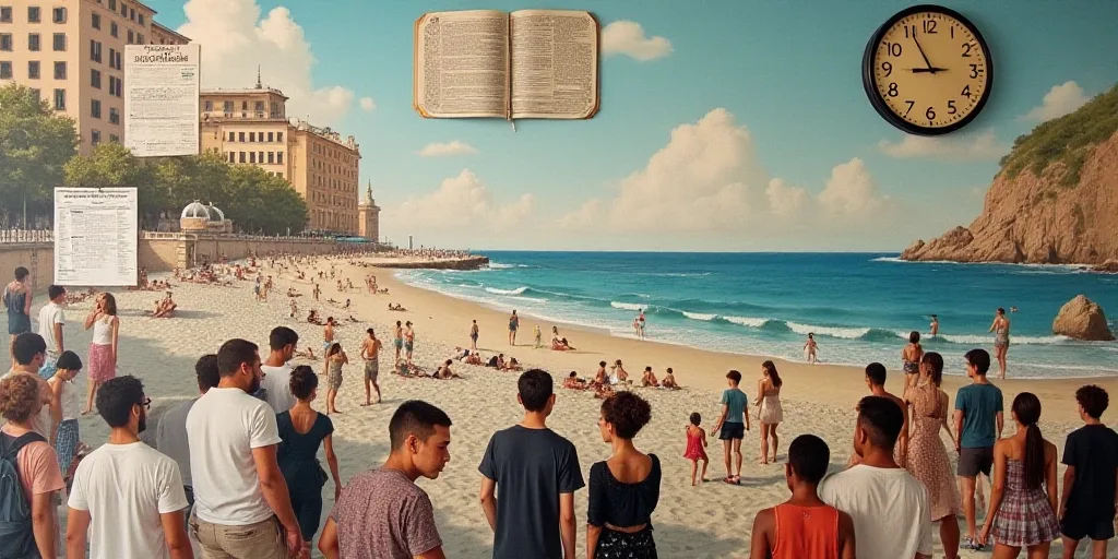 a collage of people with a calendar and a clock on a wall and a photo of a beach, Ada Gladys Killins
