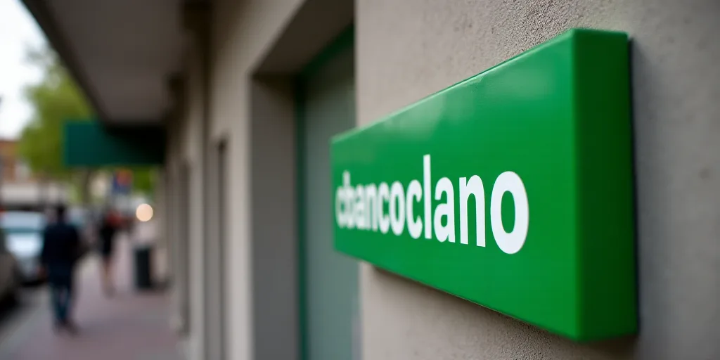 a green sign that says cibancoclanoo on it's side of a building with a window, Carlos Francisco Chan
