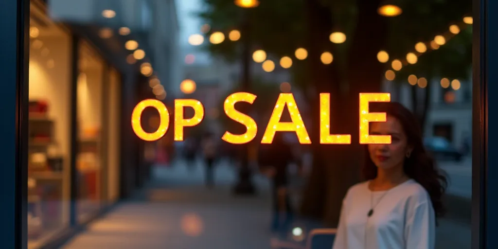 a logo for a company that sells accessories and accessories for sale in the store's storefront windo