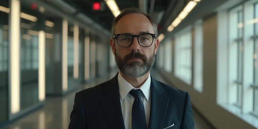 a man with glasses and a beard in a business suit and tie is featured in a magazine called opinion,
