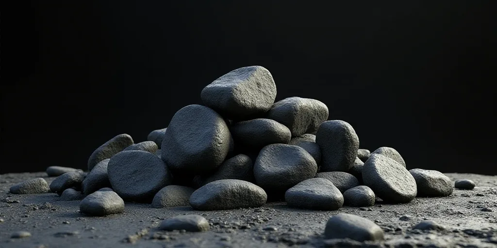 a pile of rocks with a black background and a black background with a white background and a black b