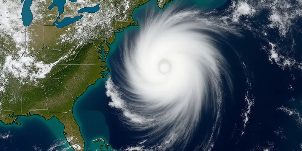 a satellite image of a storm in the ocean with a lot of rain and clouds above it and a map of the ar