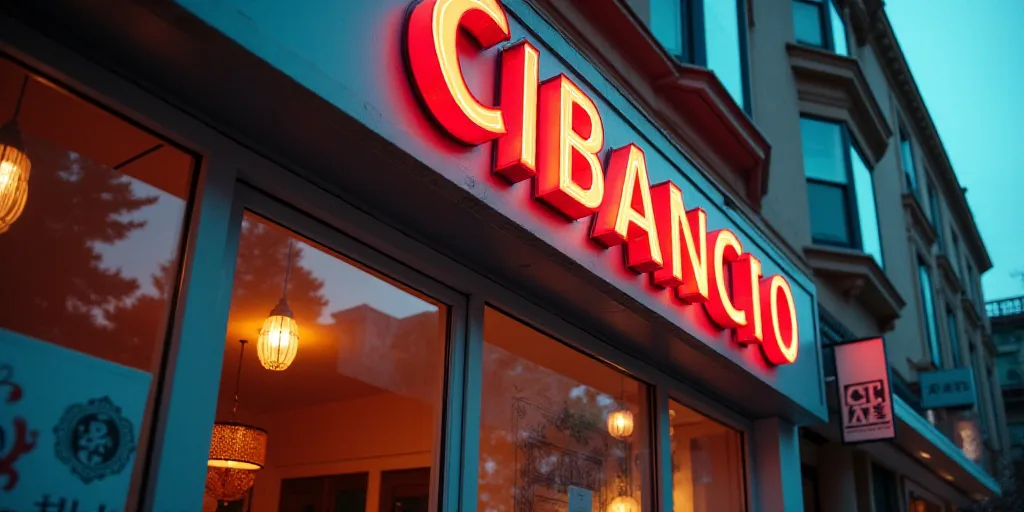 a sign is displayed outside of a business called cibanco cibanco, a small business located in the ci