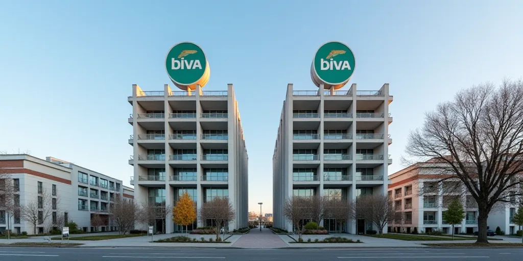 two photos of a building with a bjva sign on top of it and a building with a bjva sign on the top, A