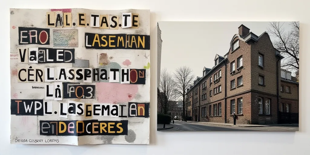 a collage of images with the words laseman en indicateres on them and a picture of a building, Diego
