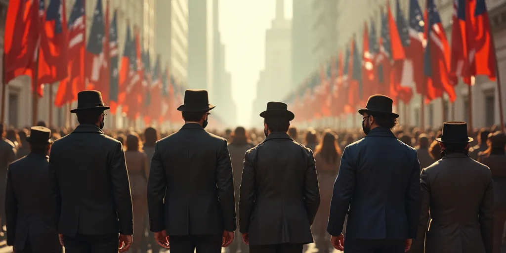 a group of people standing next to each other in front of a crowd of people wearing masks and holdin