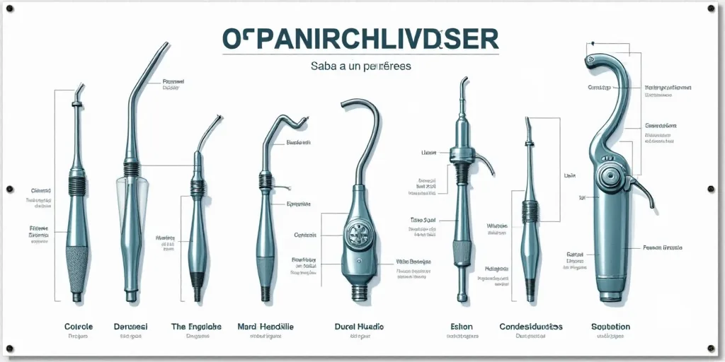 a poster with a description of the different types of medical devices in spanish and english, with a
