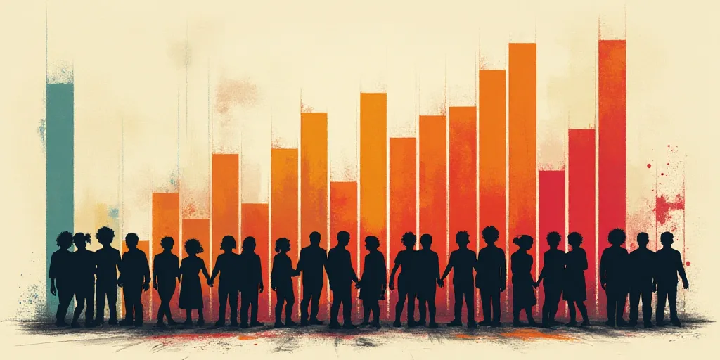 a bar chart with a number of people in it and a bar chart with numbers of people in it, Ceferí Oliv