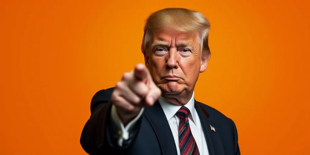 a close up of a person pointing a finger at something with a serious look on his face and a suit jac