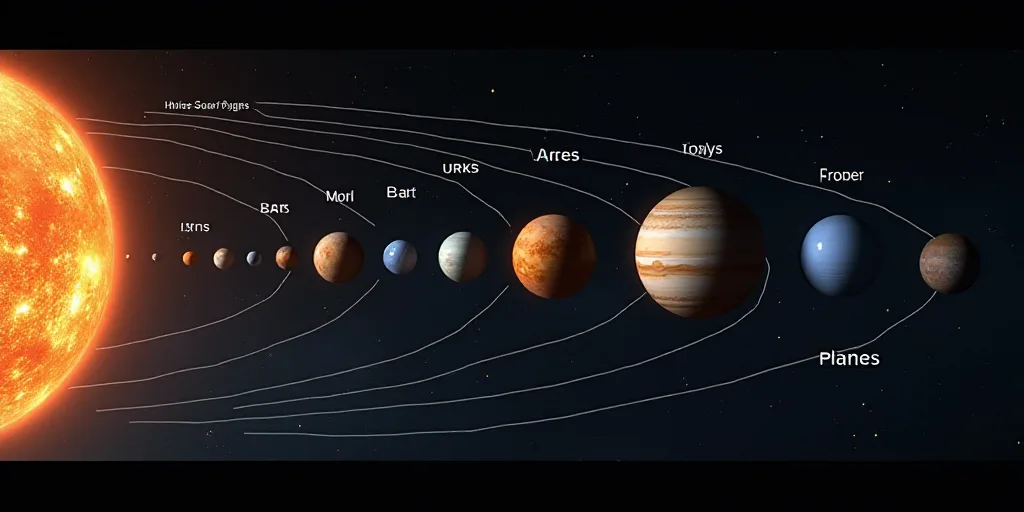 a diagram of the planets in the solar system, including urns and the sun, and the planets names, Eve
