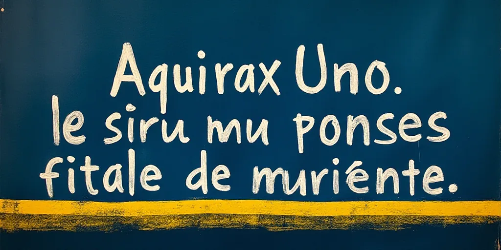 a poster with a message in spanish and english on a dark background with a blue sky and a yellow lin