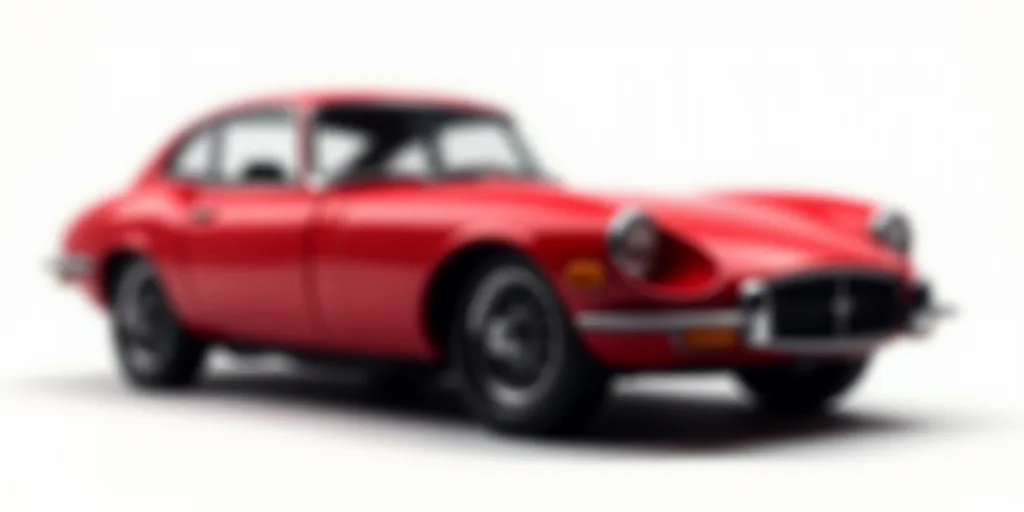 a red car with a white background and a white background with a black and red picture of a car, Eddi