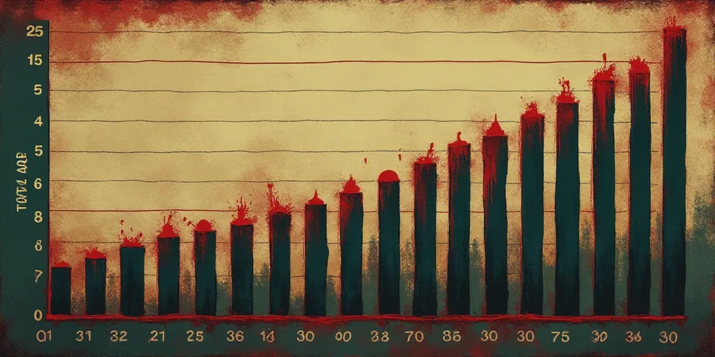a bar chart with a line graph of the number of people in the country and the number of people in the