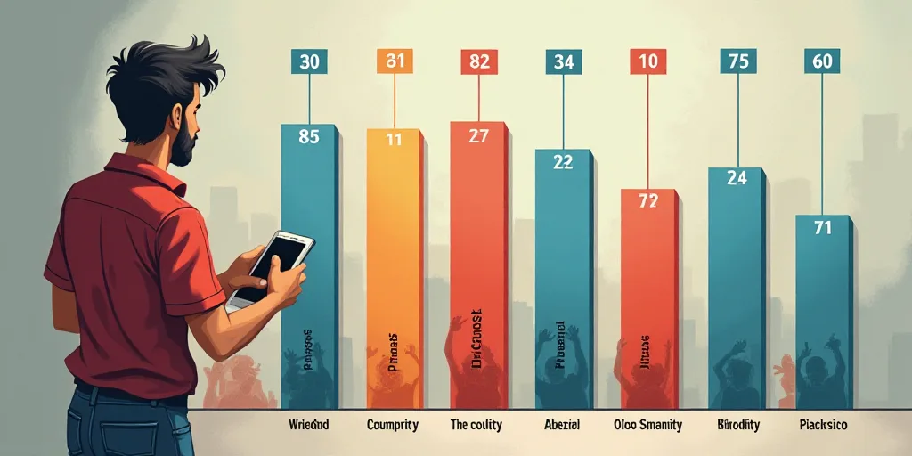 a bar chart with numbers of people in different countries and countries, and a bar chart with number