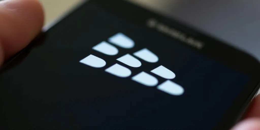 a blackberry clark logo is seen on a phone screen in this photo illustration taken on november 11, 2