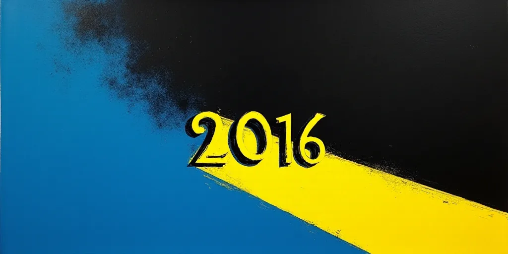 a blue and yellow poster with a black background and a yellow and white line that says, paquete econ