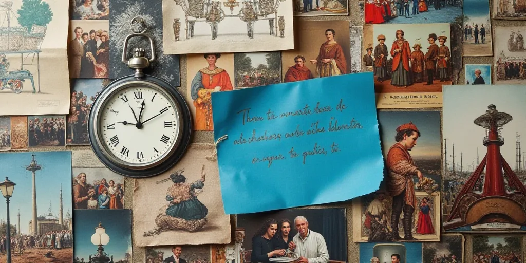 a collage of photos with a clock and a blue paper with a word on it and a group of people, Edi Rama,