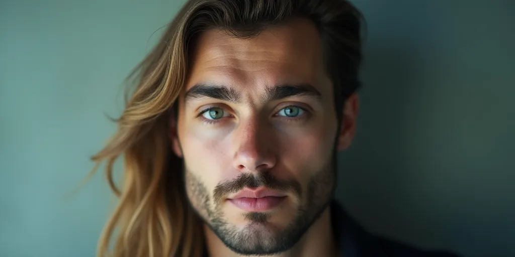 a man and a woman are shown in a split screen image and a man is looking up at the camera, Beta Vuka