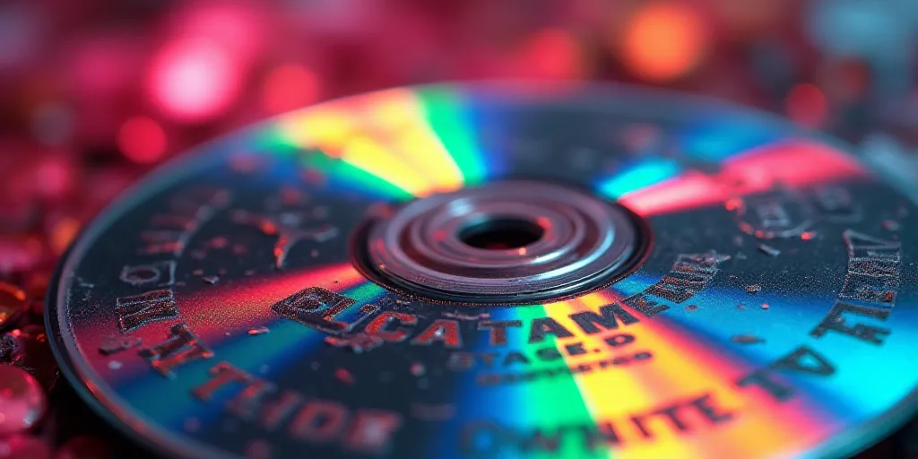 a picture of a cd with a colorful background and a caption that reads lbx, recondo de meror de broke