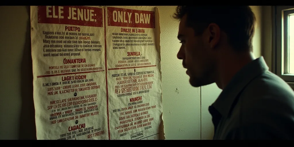 a poster with a lot of information about people in spanish and english on it, and a list of people i