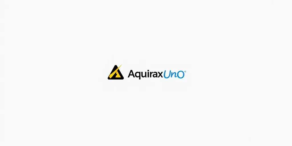 a white background with a black and yellow logo and a black and white logo with a yellow arrow and a