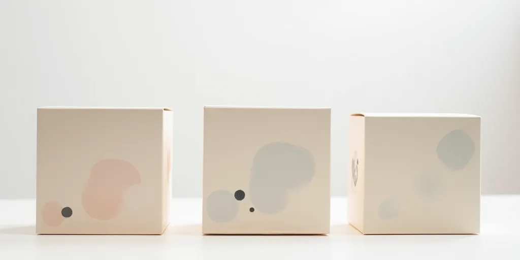 three boxes of oempic sitting on a table top next to each other on a table top with a white backgrou