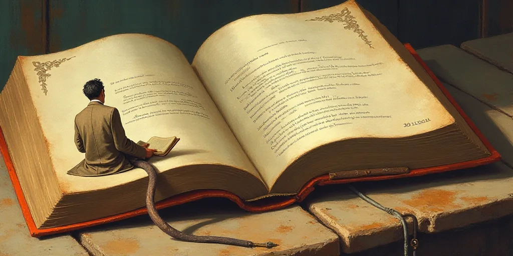 a close up of a book with a picture of a man on it and a bookmark in front of it, Csaba Markus, llus