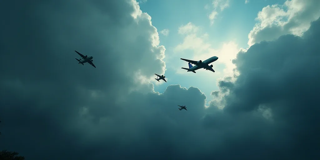 a map of the area where a plane is flying in the sky and a line of planes are in the sky, Dave Arred