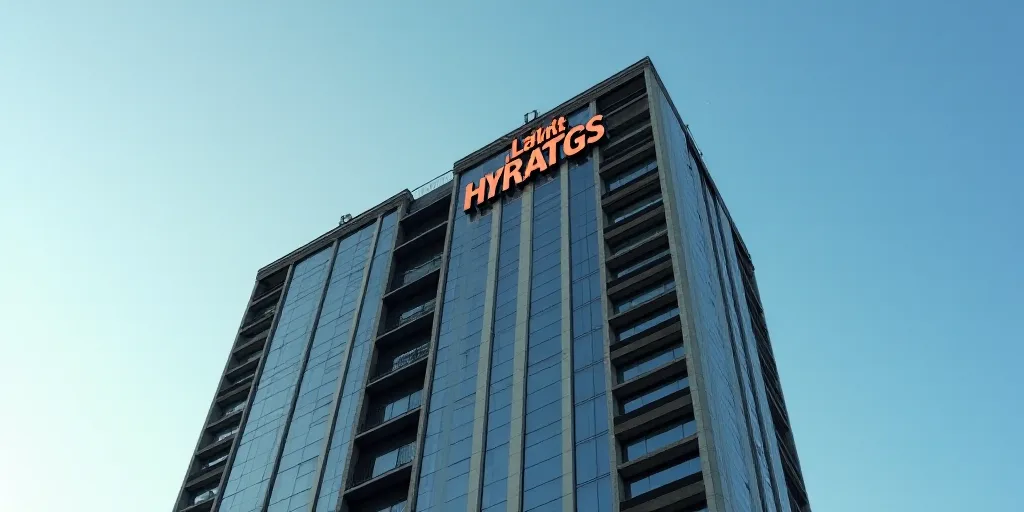 a tall building with a sign on the side of it that says hyrratgs on the side of it, Avgust Černigoj