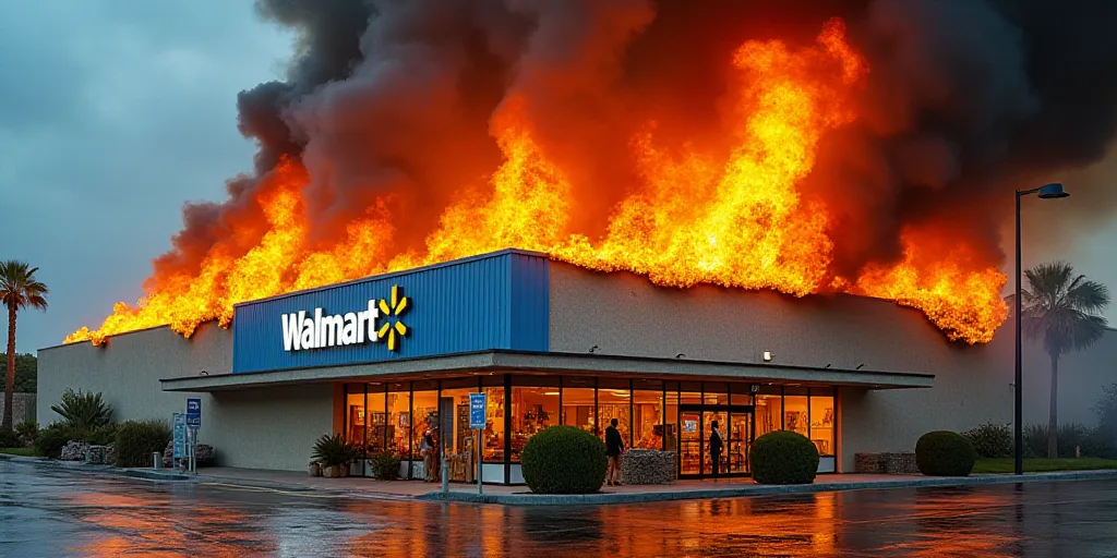 a fire broke out at a walgree's store in the city of los angeles on friday, july 6, 2012, Estuardo M