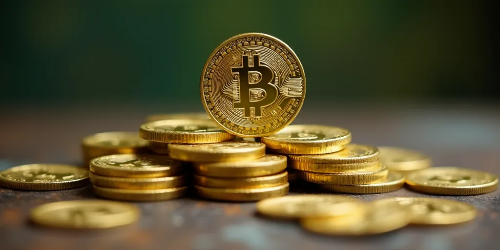 a pile of coins with a coin on top of it and a coin on the bottom of the pile, Aquirax Uno, 16k, a m