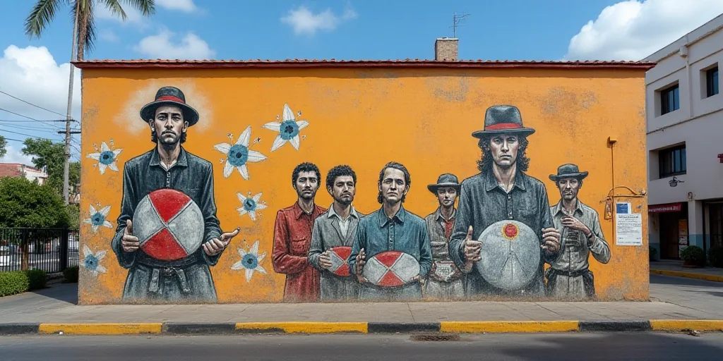 a sign that is on the side of a building that says fgr facala general de republica, Federico Uribe,