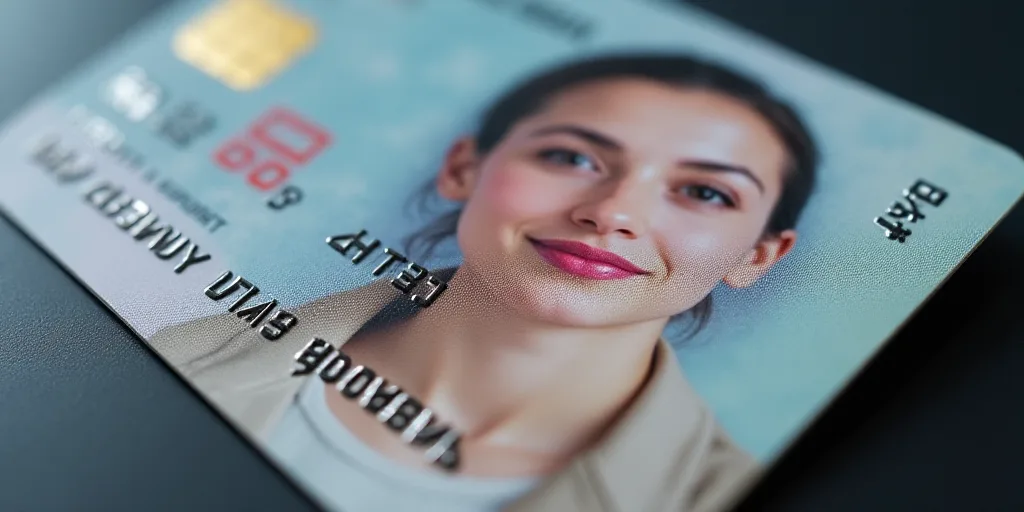 a visa card with a woman's face on it and a visa card with a woman's face on it, Dahlov Ipcar, profe
