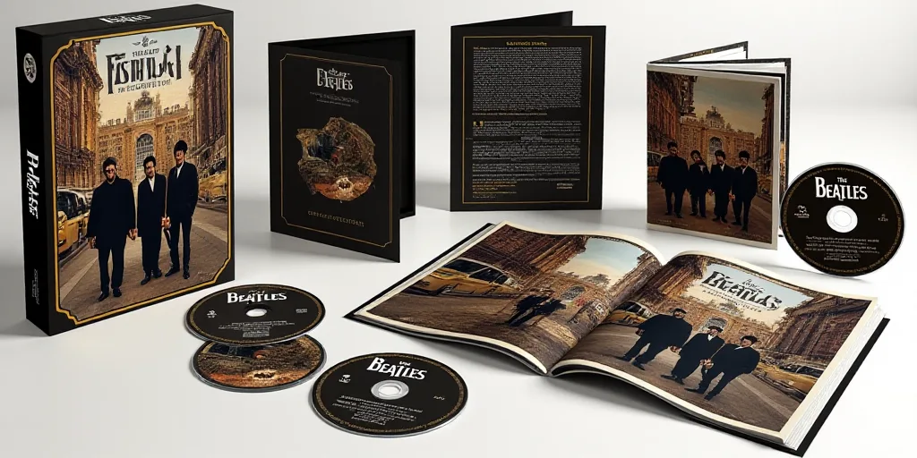 the beatles the complete collection box set includes a cd and two cds, and a booklet with the beatle