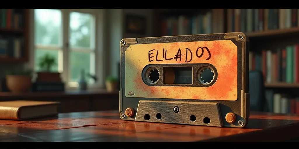 a cassette with the words ellado on it and a cassette with the words ellado on it, Eddie Mendoza, bo